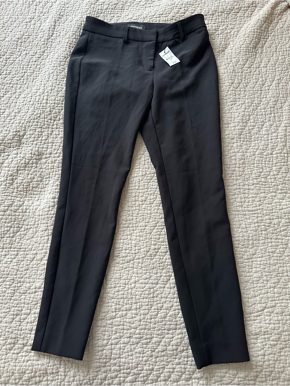 Express Black Slim Straight Dress Pants
